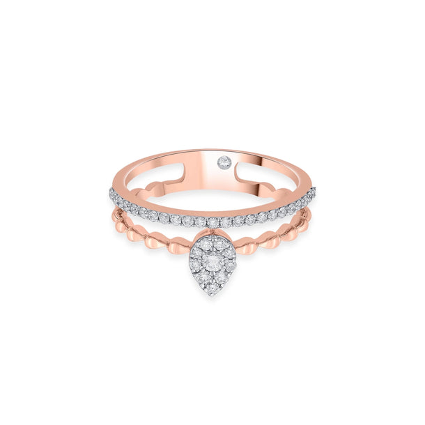 Sassy Diamond Tiara Ring - Zen Diamond India