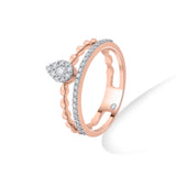 Sassy Diamond Tiara Ring - Zen Diamond India