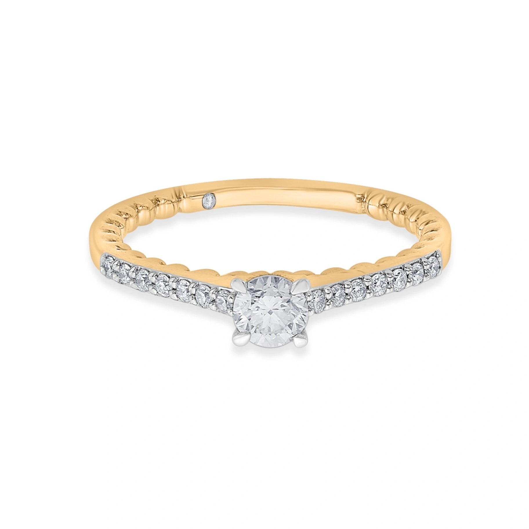 Zen Pirlanta Rope of Light Ring - Zen Diamond India