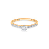 Solitaire Rope of Light Ring - Zen Diamond India