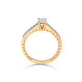 Solitaire Rope of Light Ring - Zen Diamond India