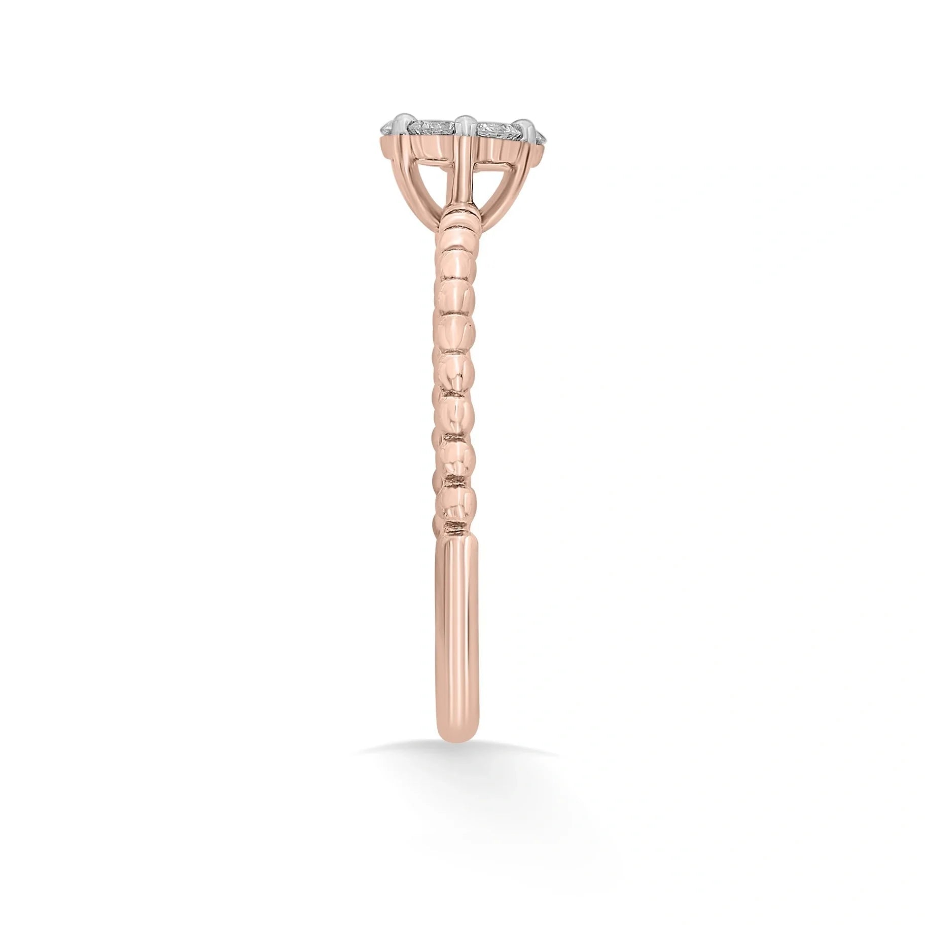 Boujee Daisy Glow Orbit Ring - Zen Diamond India