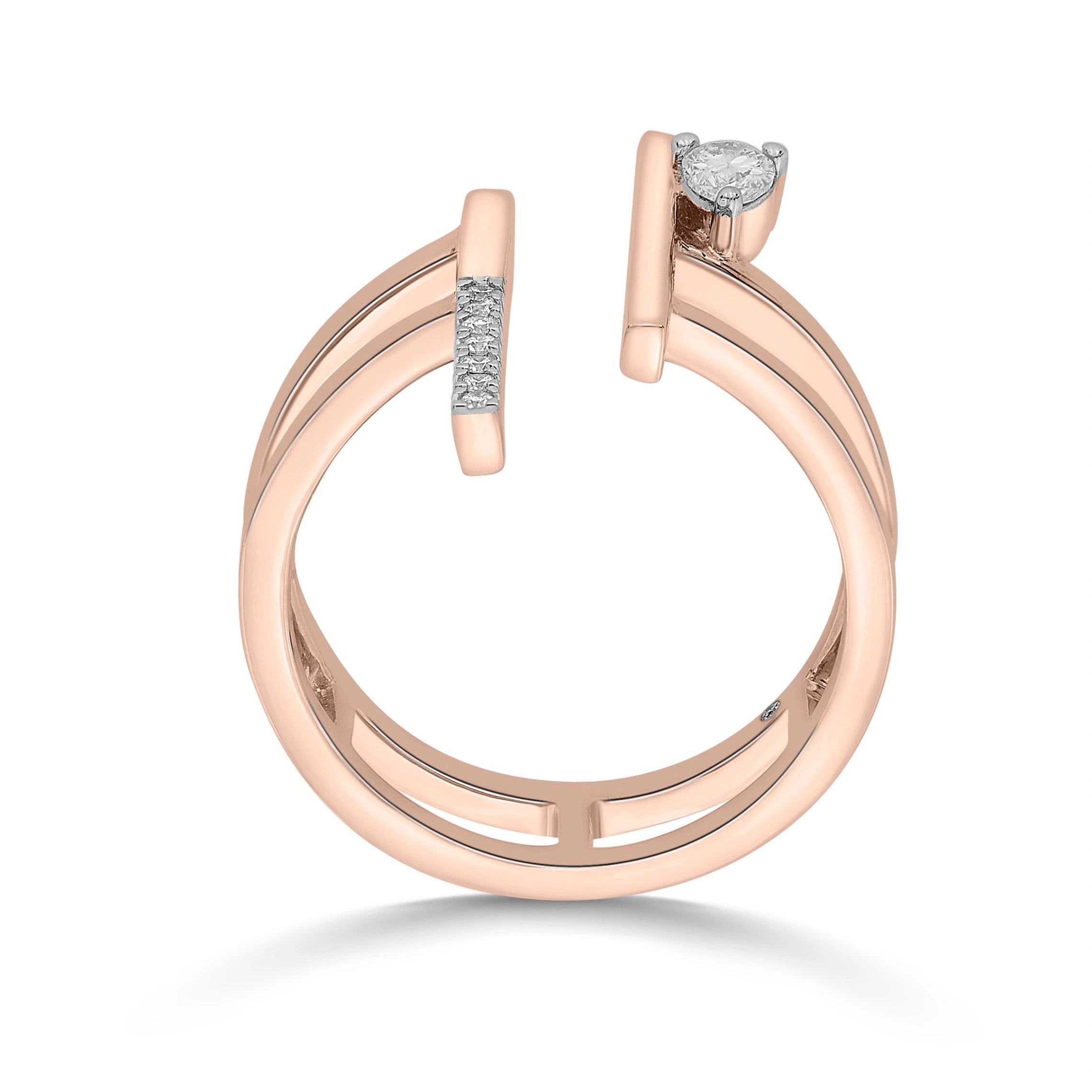 Boujee Pear Luxe Parallel Diamond Ring