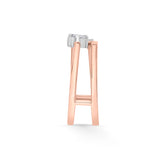 Boujee Velocity Arc Diamond Ring