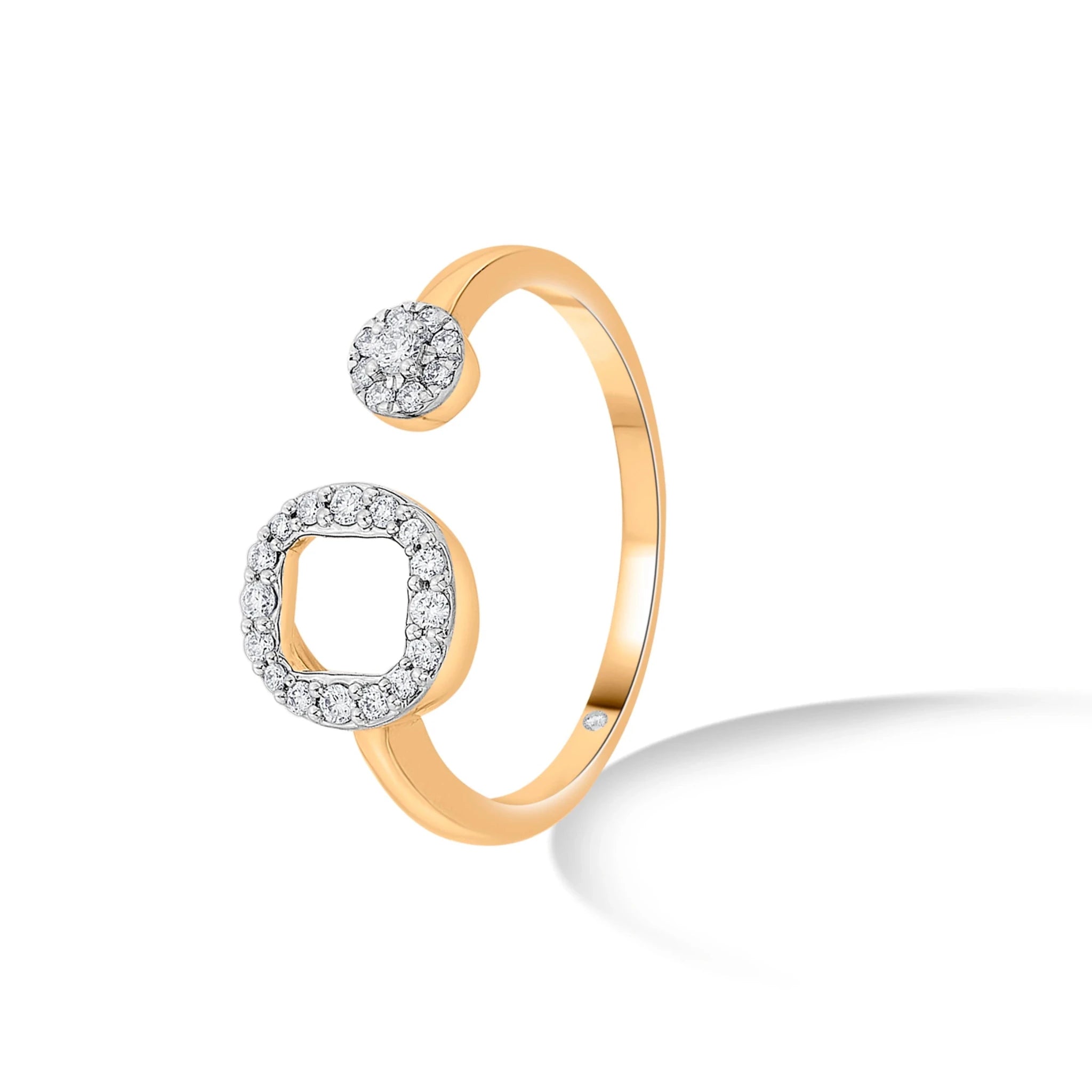 Boujee Round Ring - Zen Diamond India
