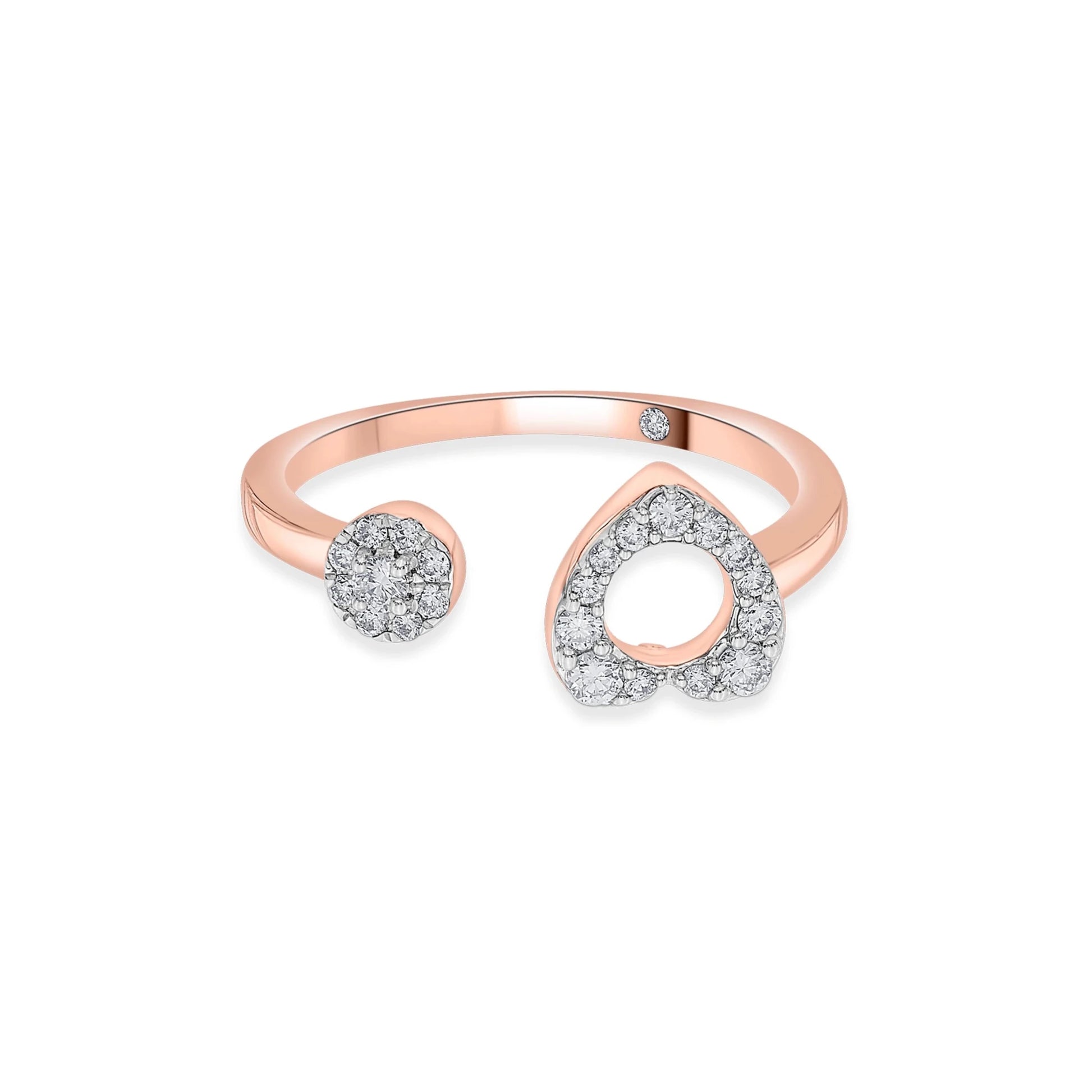 Boujee Heart Ring - Zen Diamond India