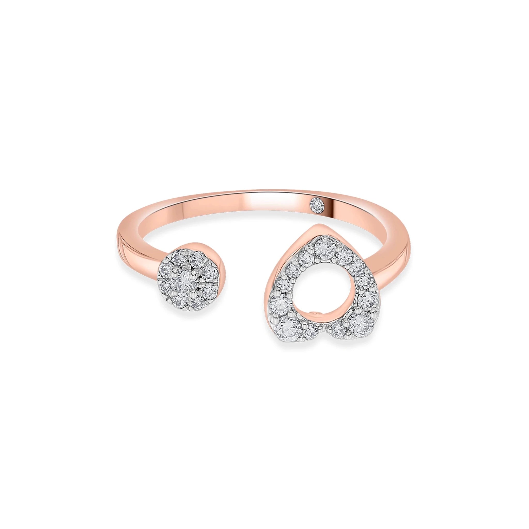 Boujee Heart Ring - Zen Diamond India