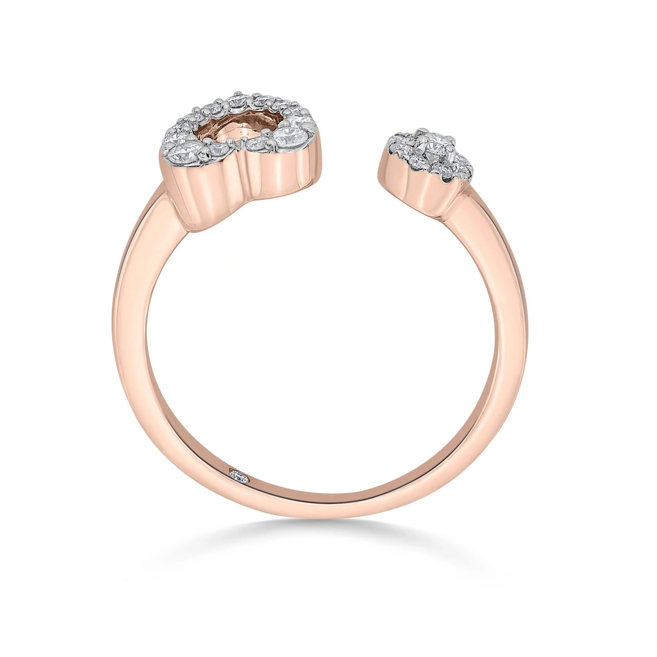 Boujee Heart Ring - Zen Diamond India