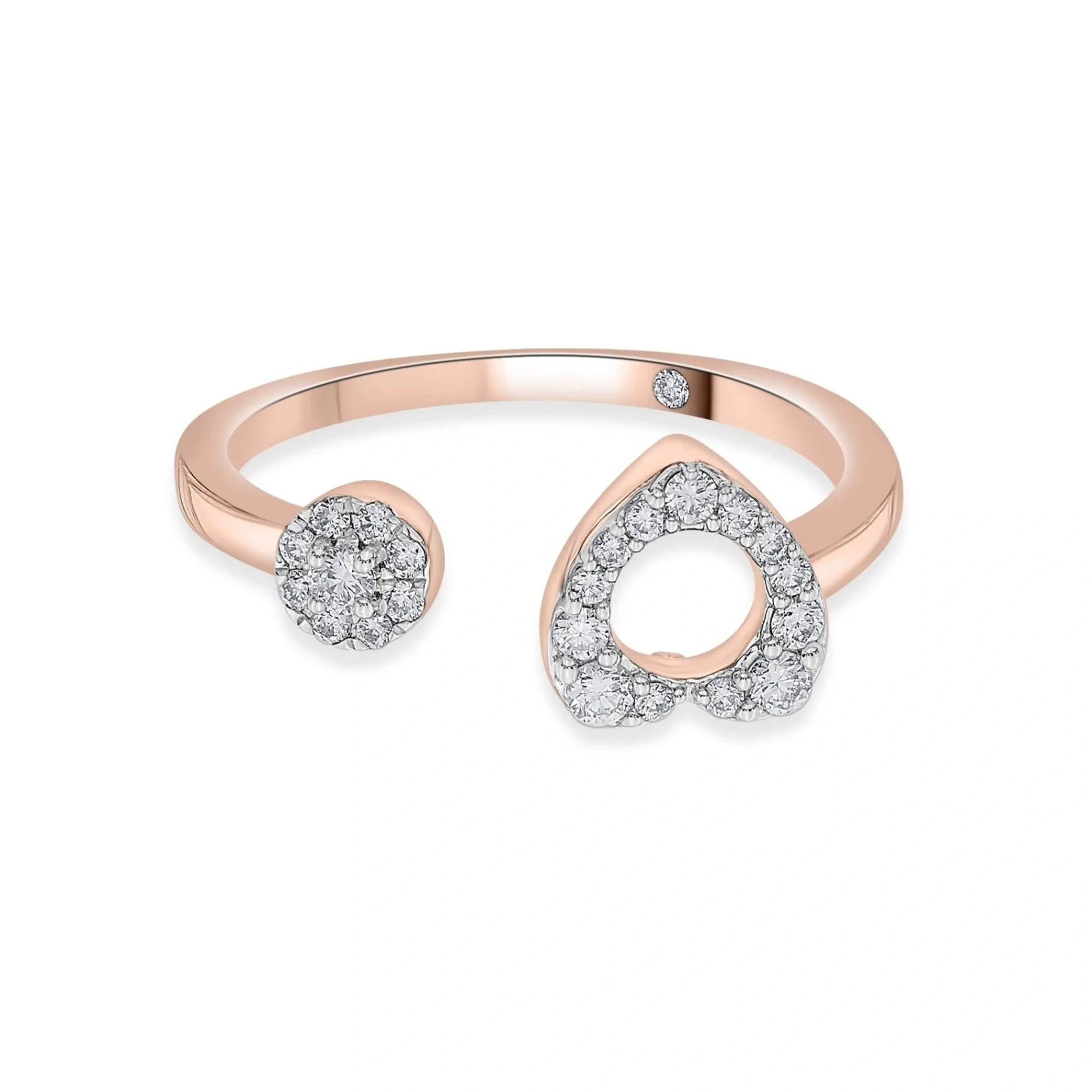 Boujee Heart Ring - Zen Diamond India