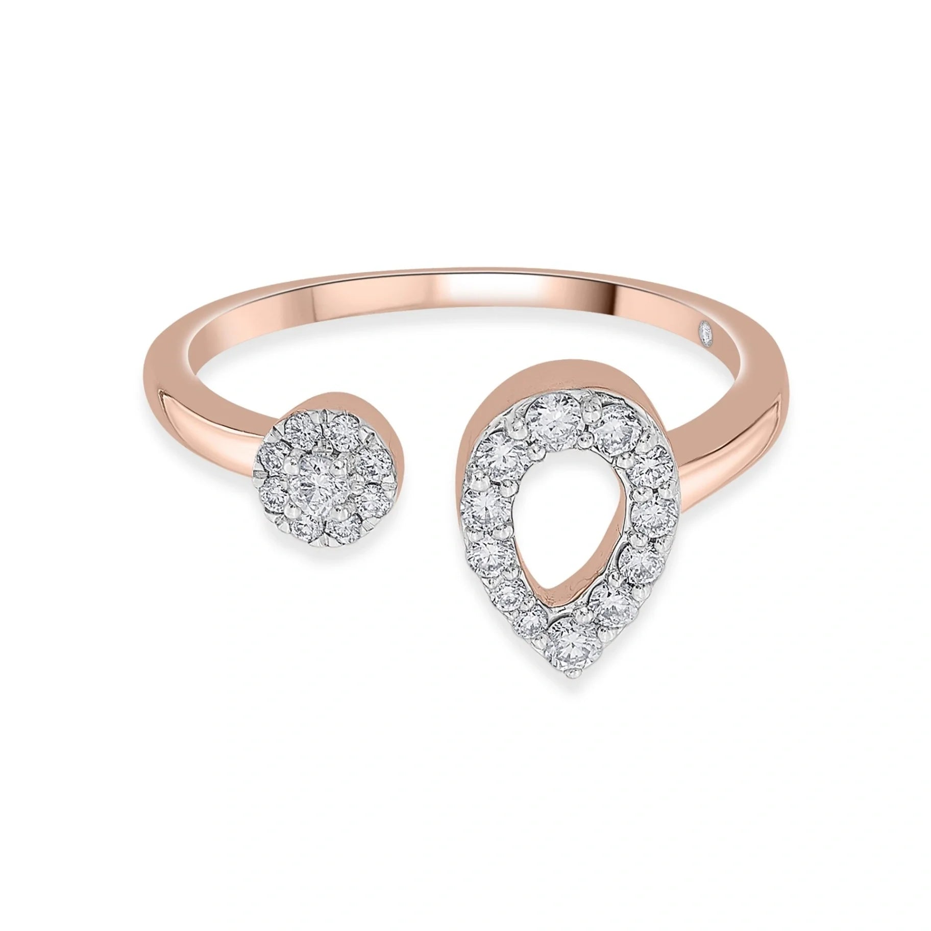 Boujee Drop Ring - Zen Diamond India