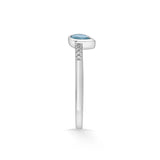 Color Pop Drop Elegance Ring in Blue Topaz