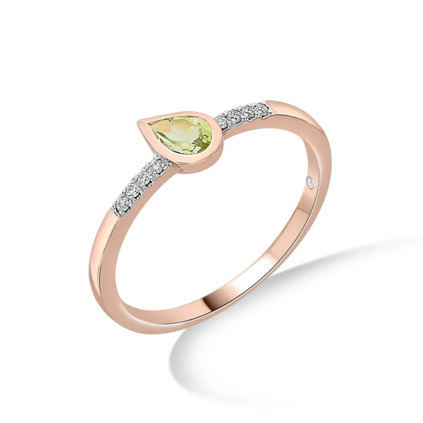 Color Pop Drop Elegance Ring in Peridot