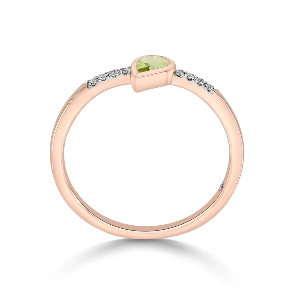 Color Pop Drop Elegance Ring in Peridot