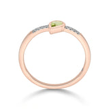 Color Pop Drop Elegance Ring in Peridot