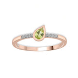 Color Pop Drop Elegance Ring in Peridot