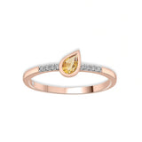 Color Pop Drop Elegance Ring in Citrine