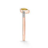 Color Pop Drop Elegance Ring in Citrine