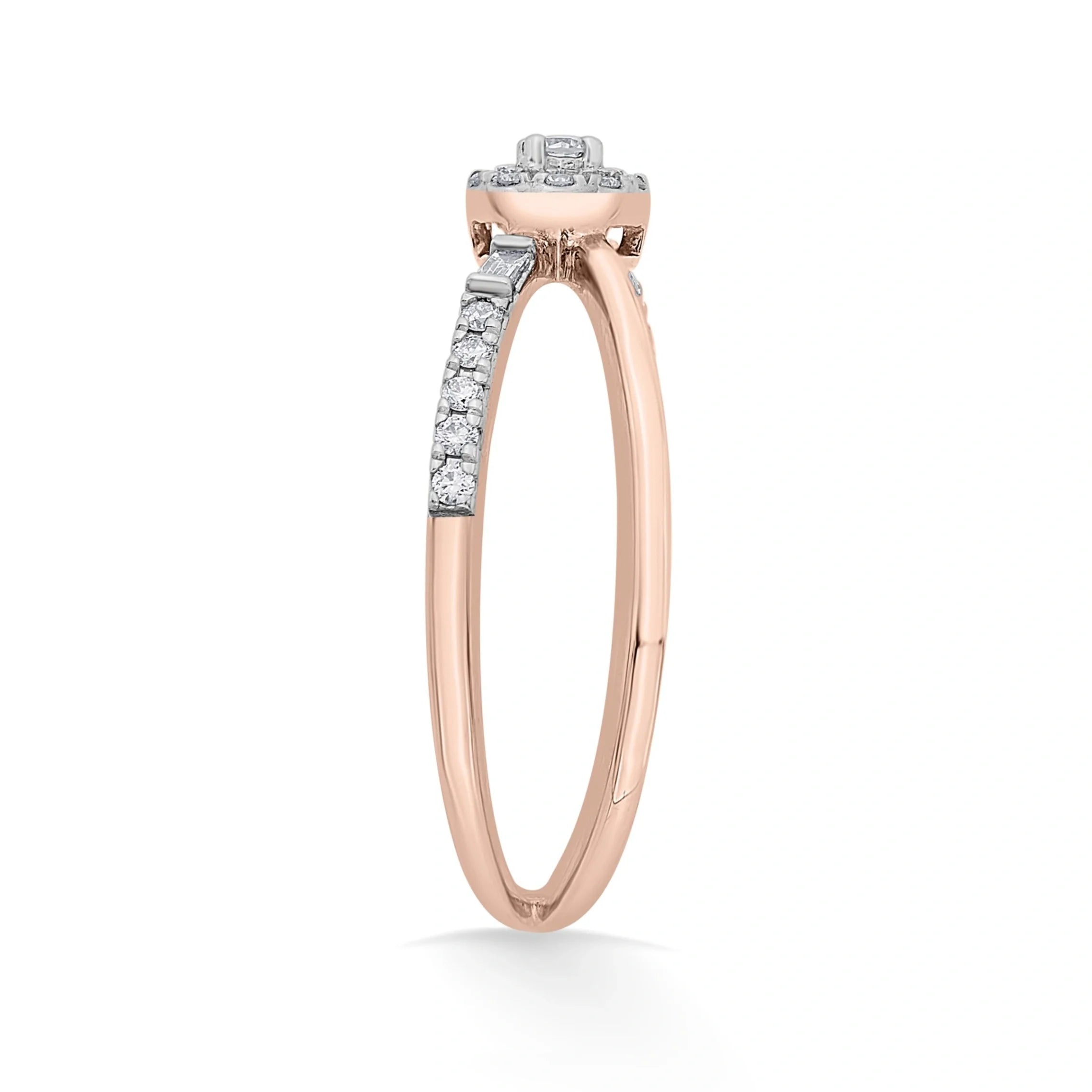 Bojuee Round Criss Cross Ring - Zen Diamond India