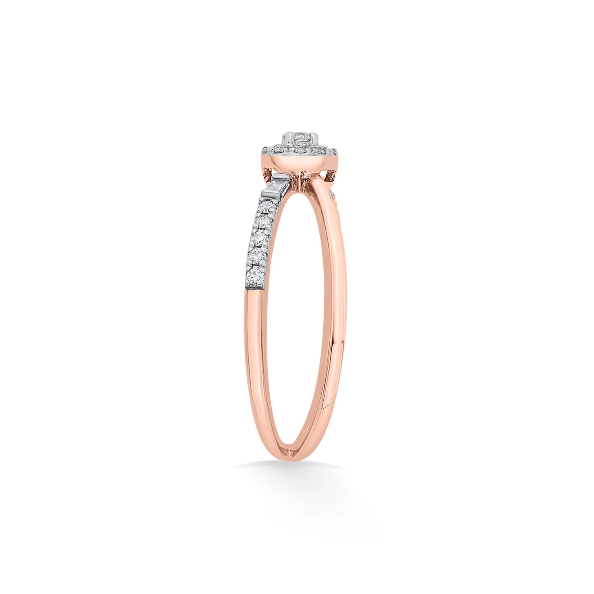 Bojuee Round Criss Cross Ring - Zen Diamond India