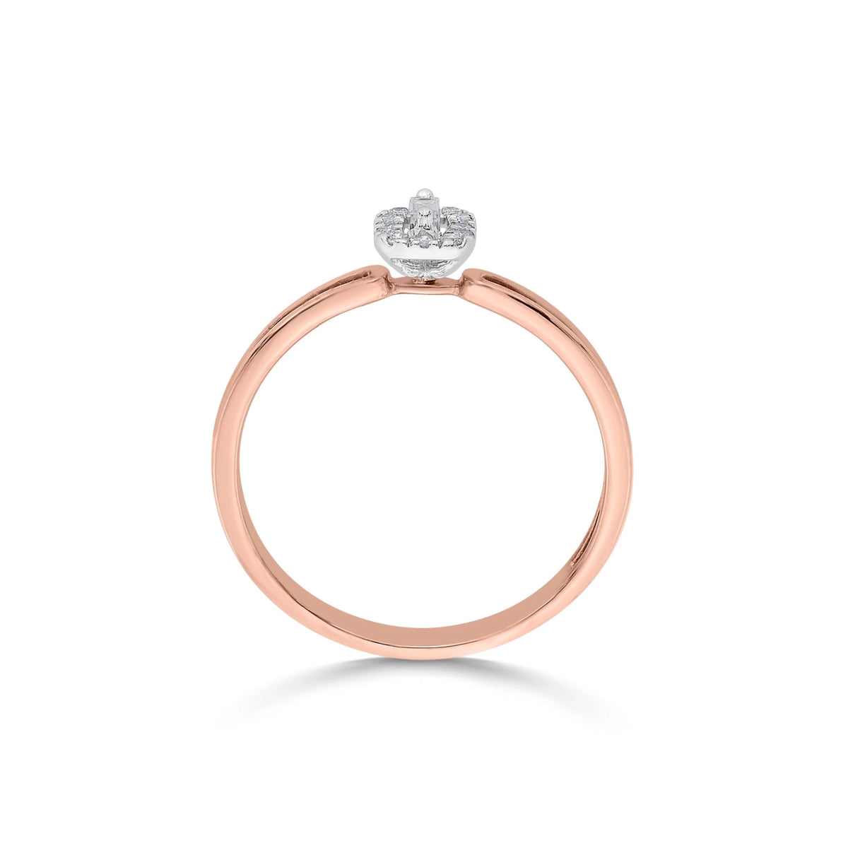 Boujee Split Sparkle Glam Ring - Zen Diamond India