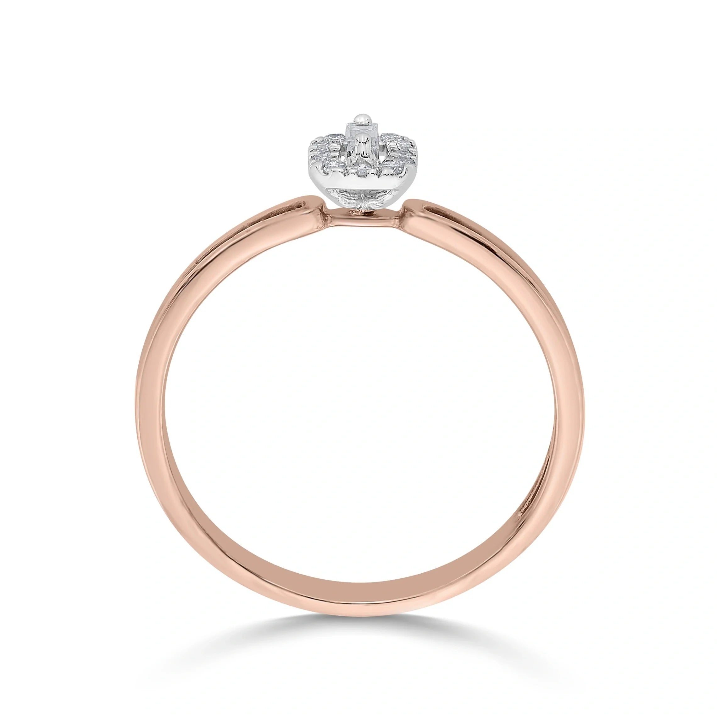 Boujee Split Sparkle Glam Ring - Zen Diamond India