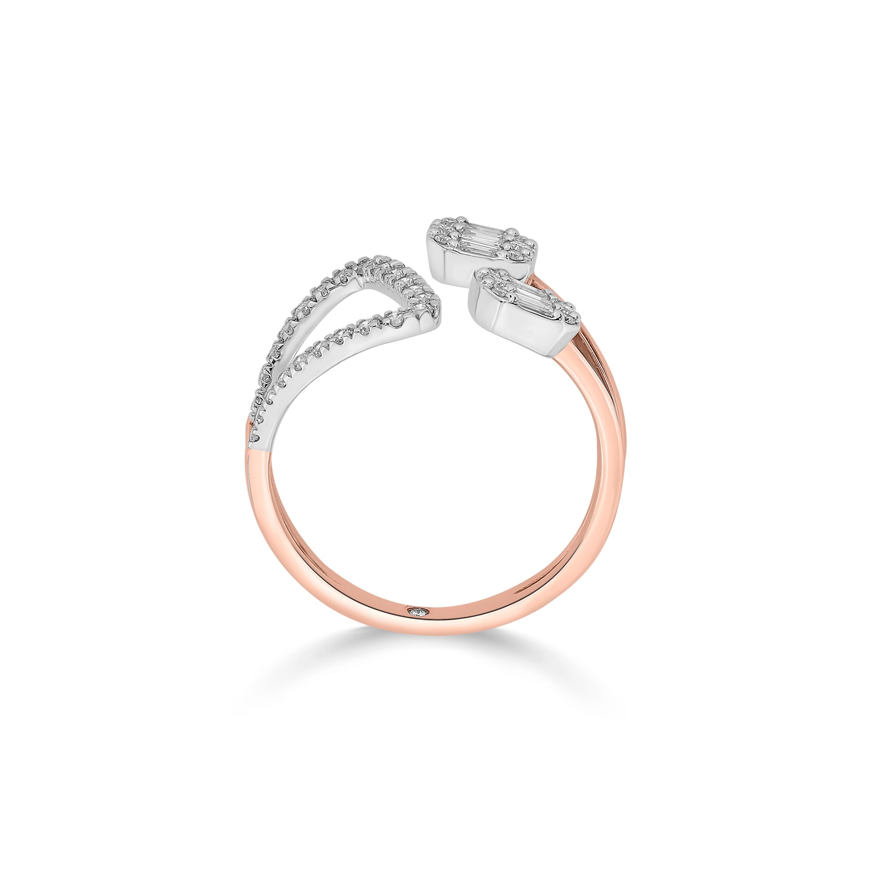 Avant - Garde Spark Fusion Ring - Zen Diamond India