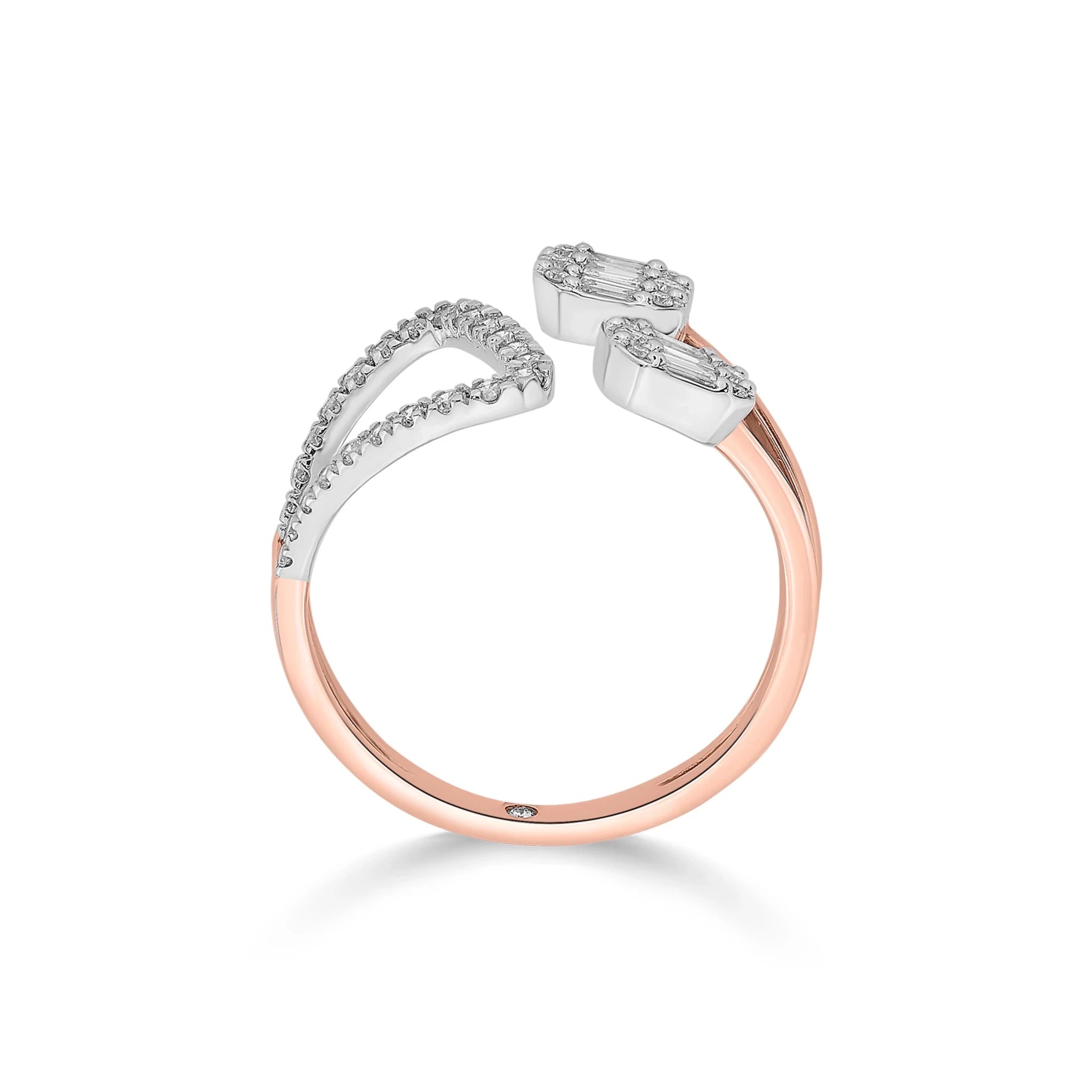 Avant - Garde Spark Fusion Ring - Zen Diamond India