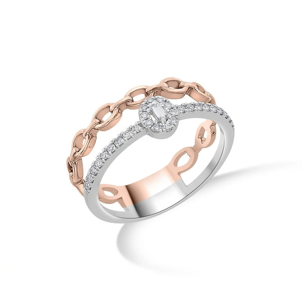 Delicate Cuban Connection Ring