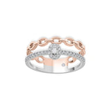 Delicate Cuban Connection Ring