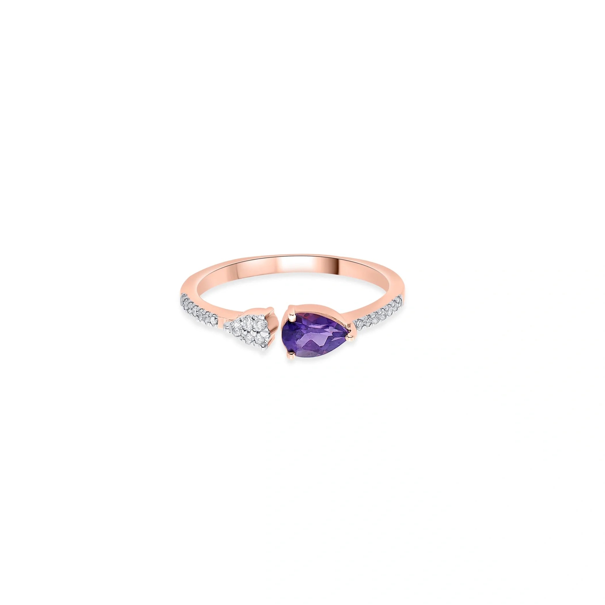 Color Pop Open Embrace Ring - Zen Diamond India