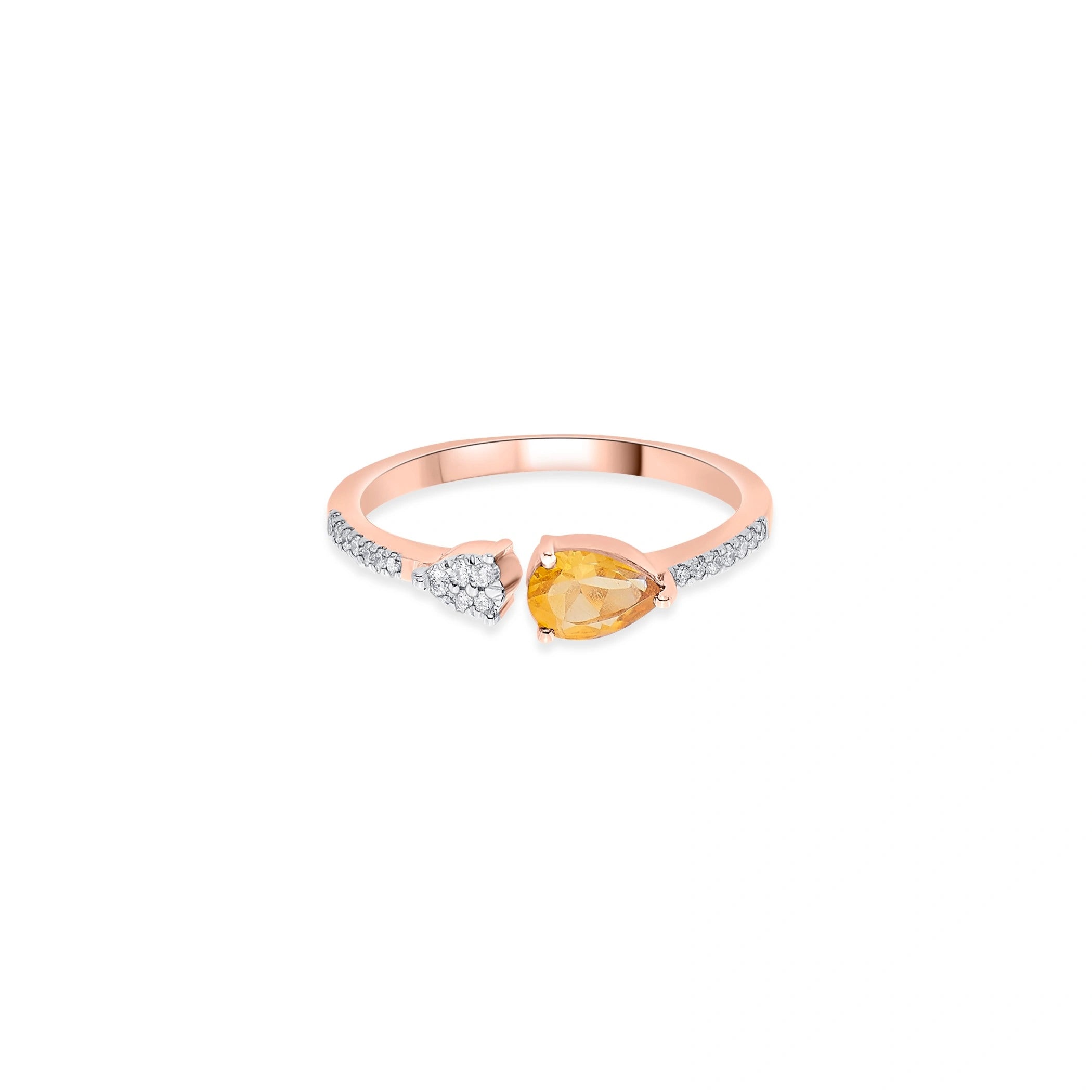 Color Pop Open Embrace Ring - Zen Diamond India