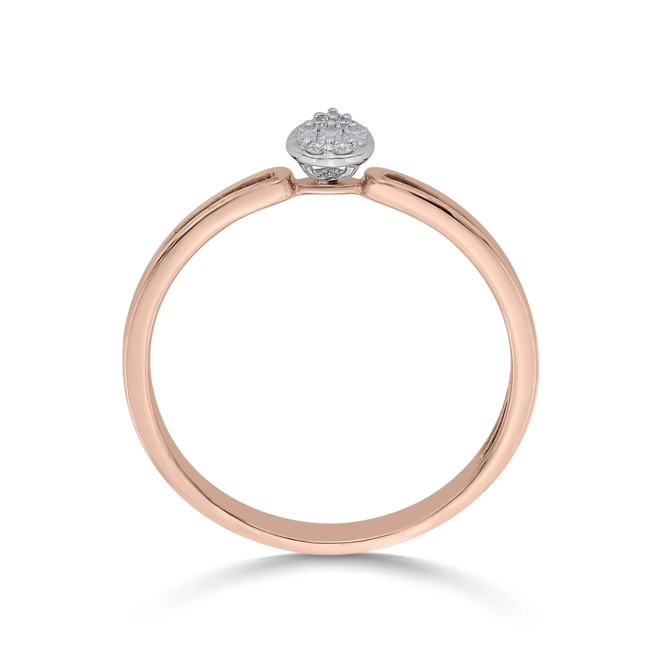 Boujee Radiant Droplet Ring - Zen Diamond India