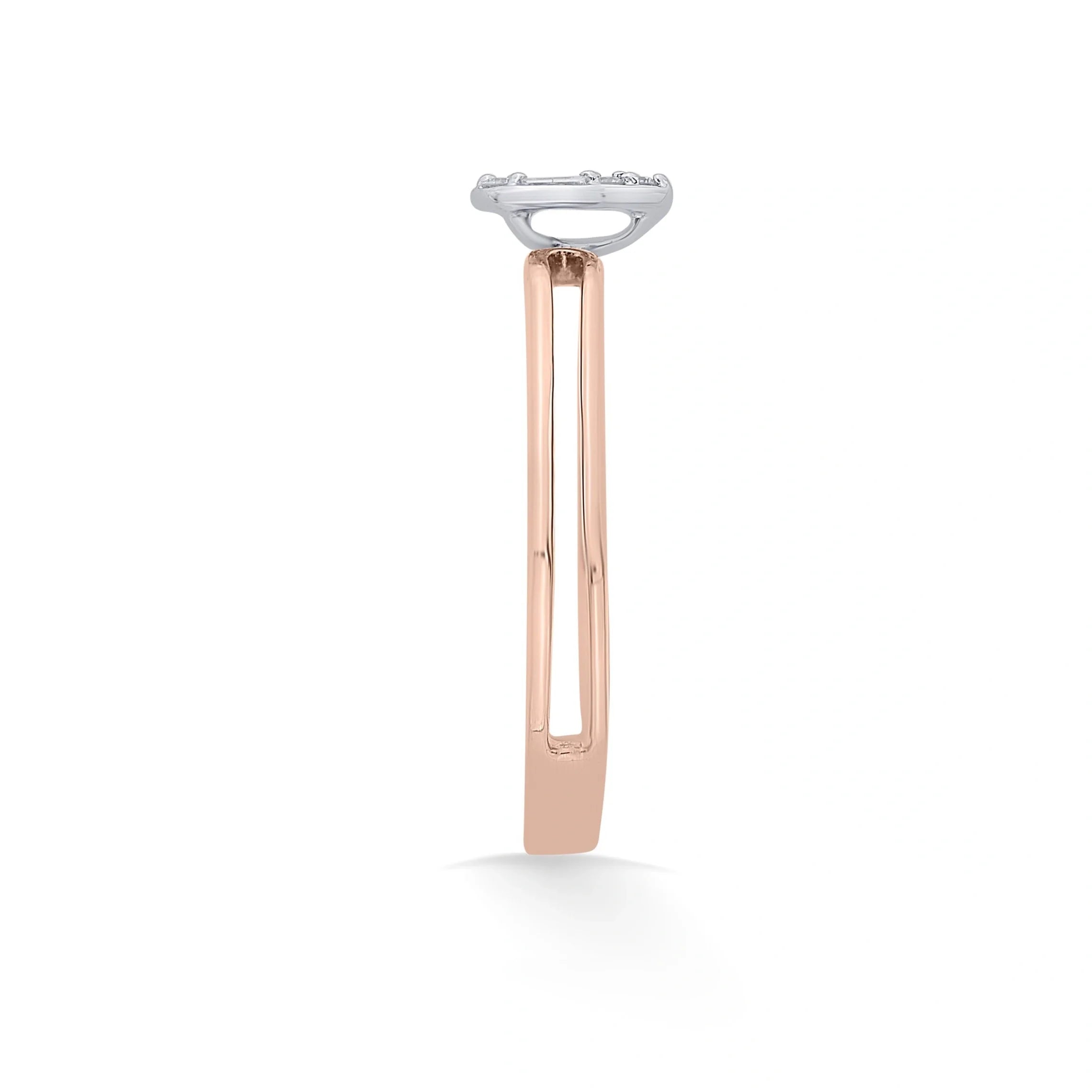 Boujee Radiant Droplet Ring - Zen Diamond India