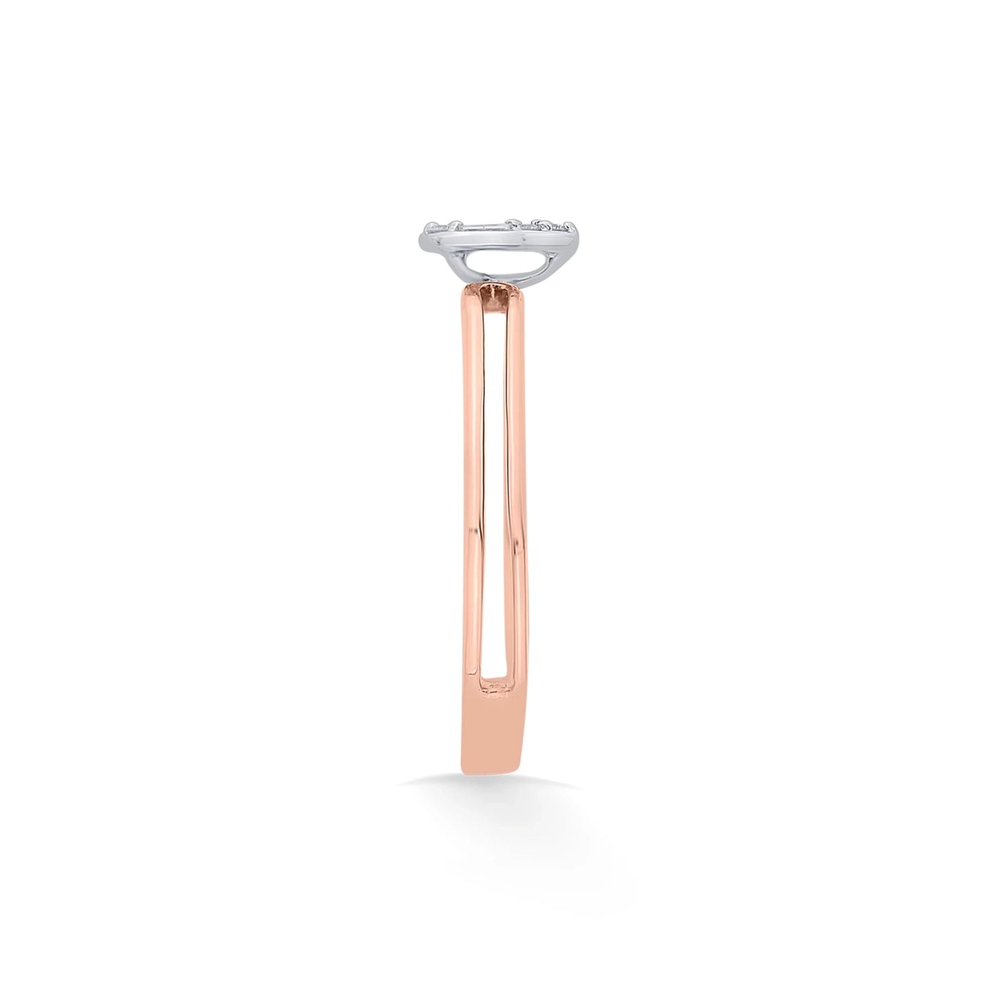 Boujee Radiant Droplet Ring - Zen Diamond India