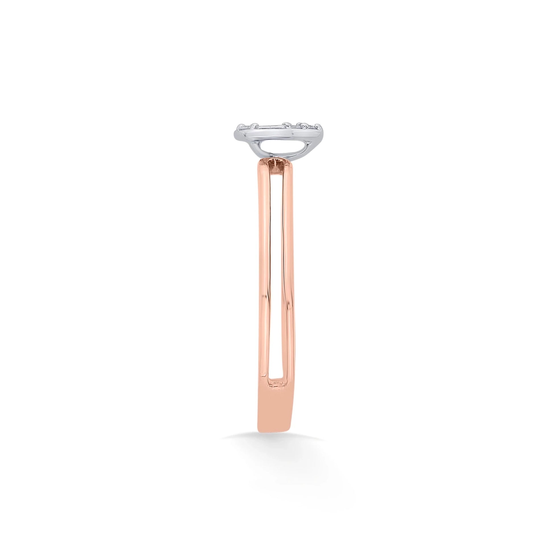 Boujee Radiant Droplet Ring - Zen Diamond India