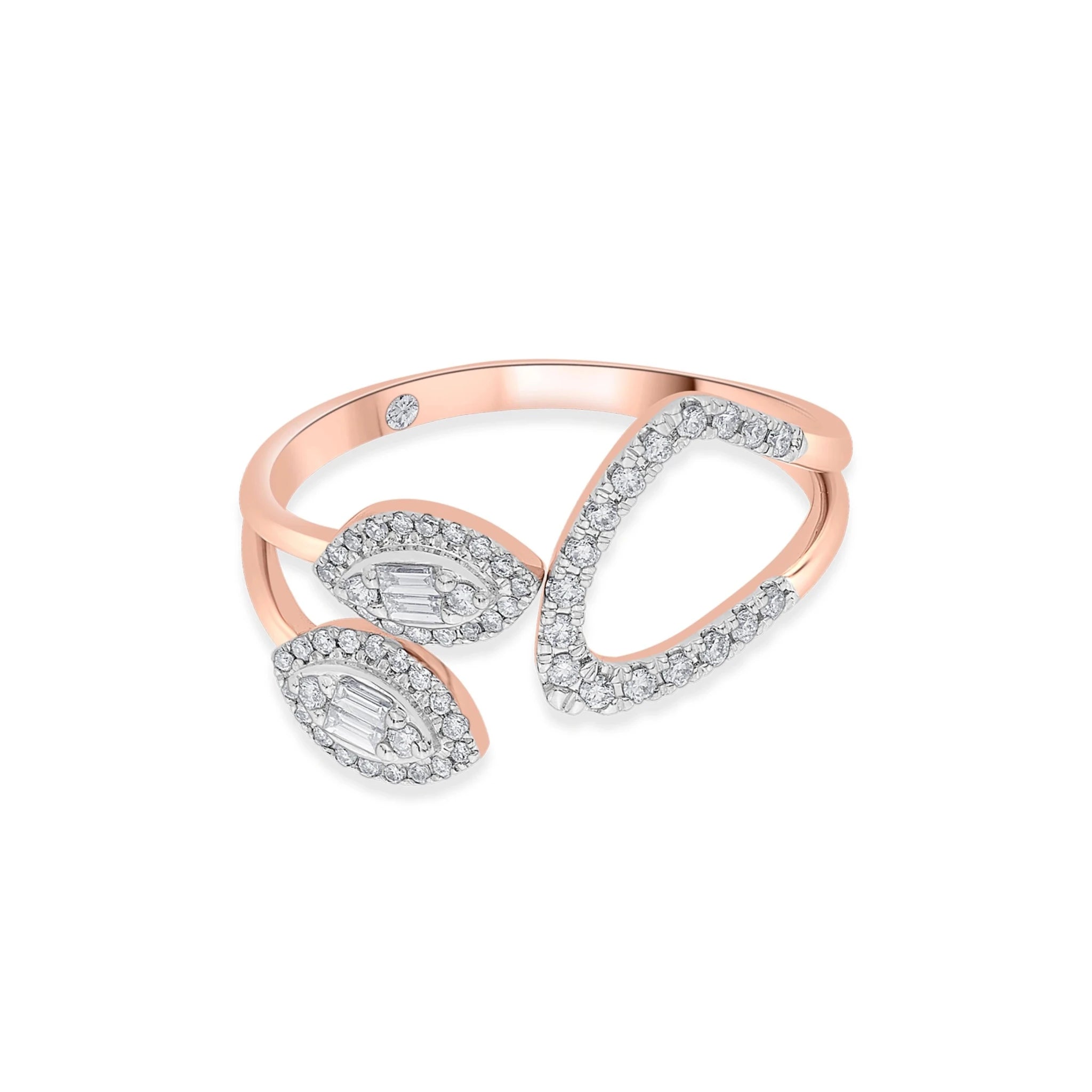 Prism Petal Spark Ring - Zen Diamond India