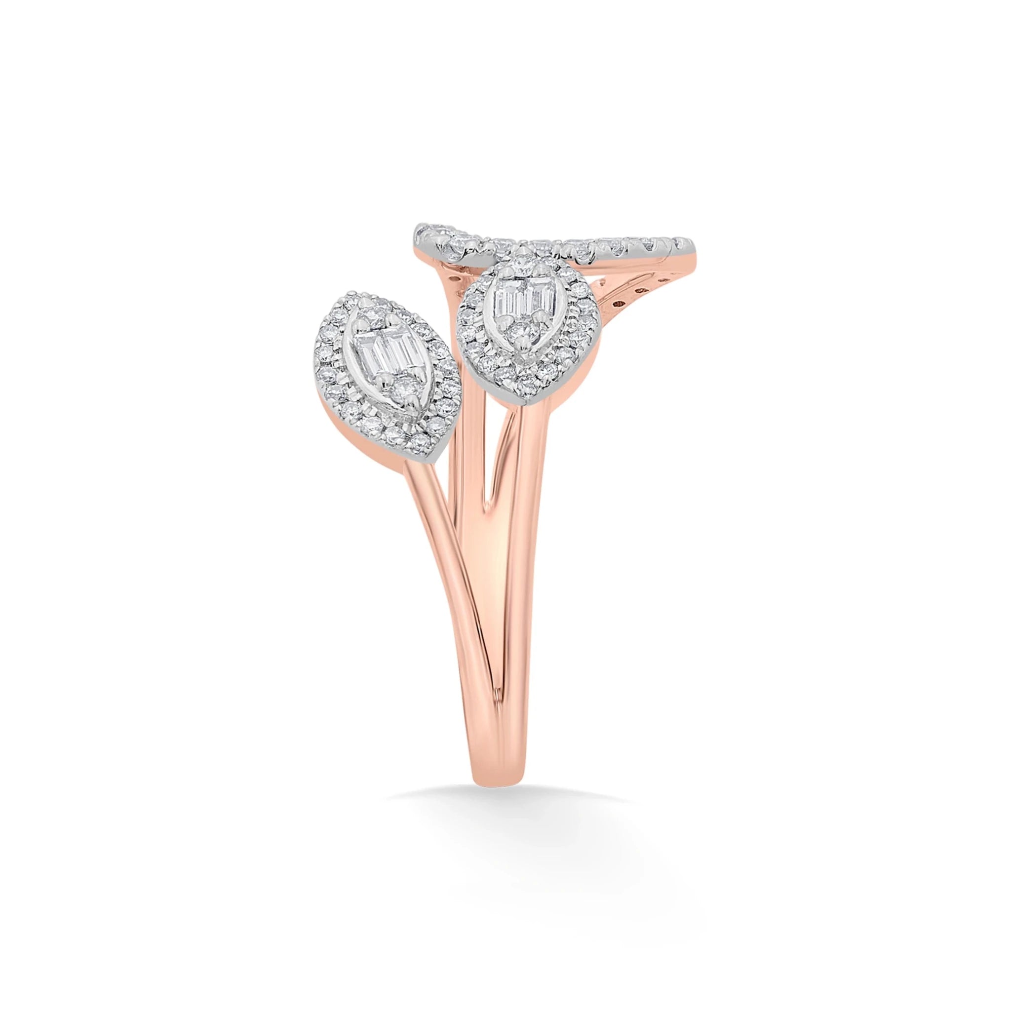 Prism Petal Spark Ring - Zen Diamond India
