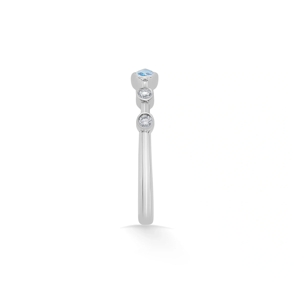 Color Pop Starlight Orbit Ring in Blue Topaz