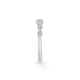 Color Pop Starlight Orbit Ring in Blue Topaz