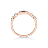 Color Pop Starlight Orbit Ring in Amethyst