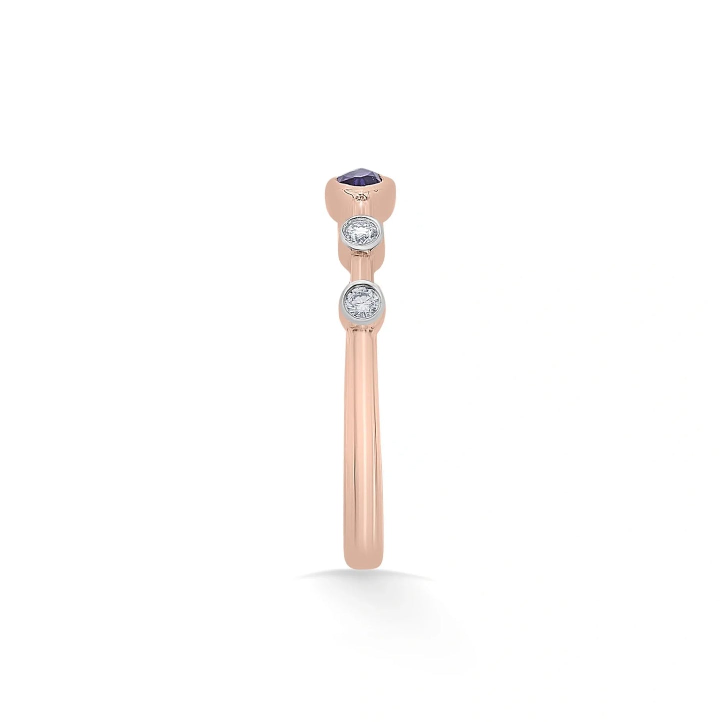 Color Pop Starlight Orbit Ring in Amethyst