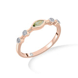Color Pop Starlight Orbit Ring in Peridot