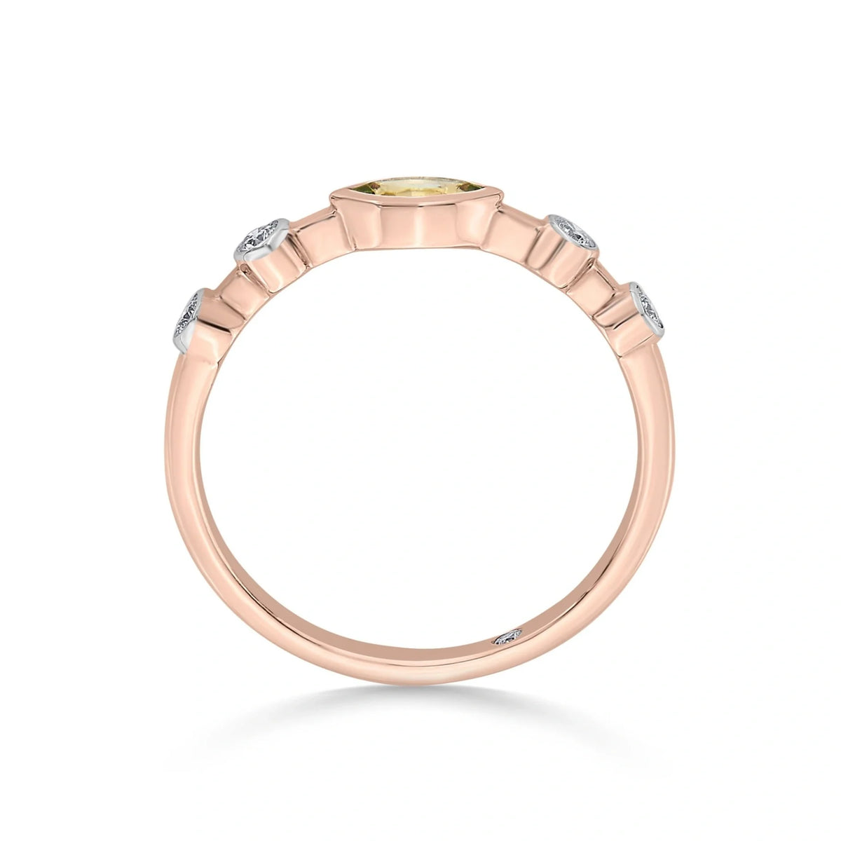Color Pop Starlight Orbit Ring in Peridot