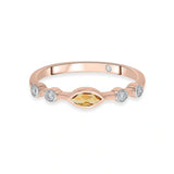 Color Pop Starlight Orbit Ring in Citrine