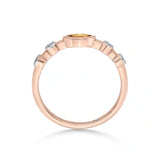 Color Pop Starlight Orbit Ring in Citrine
