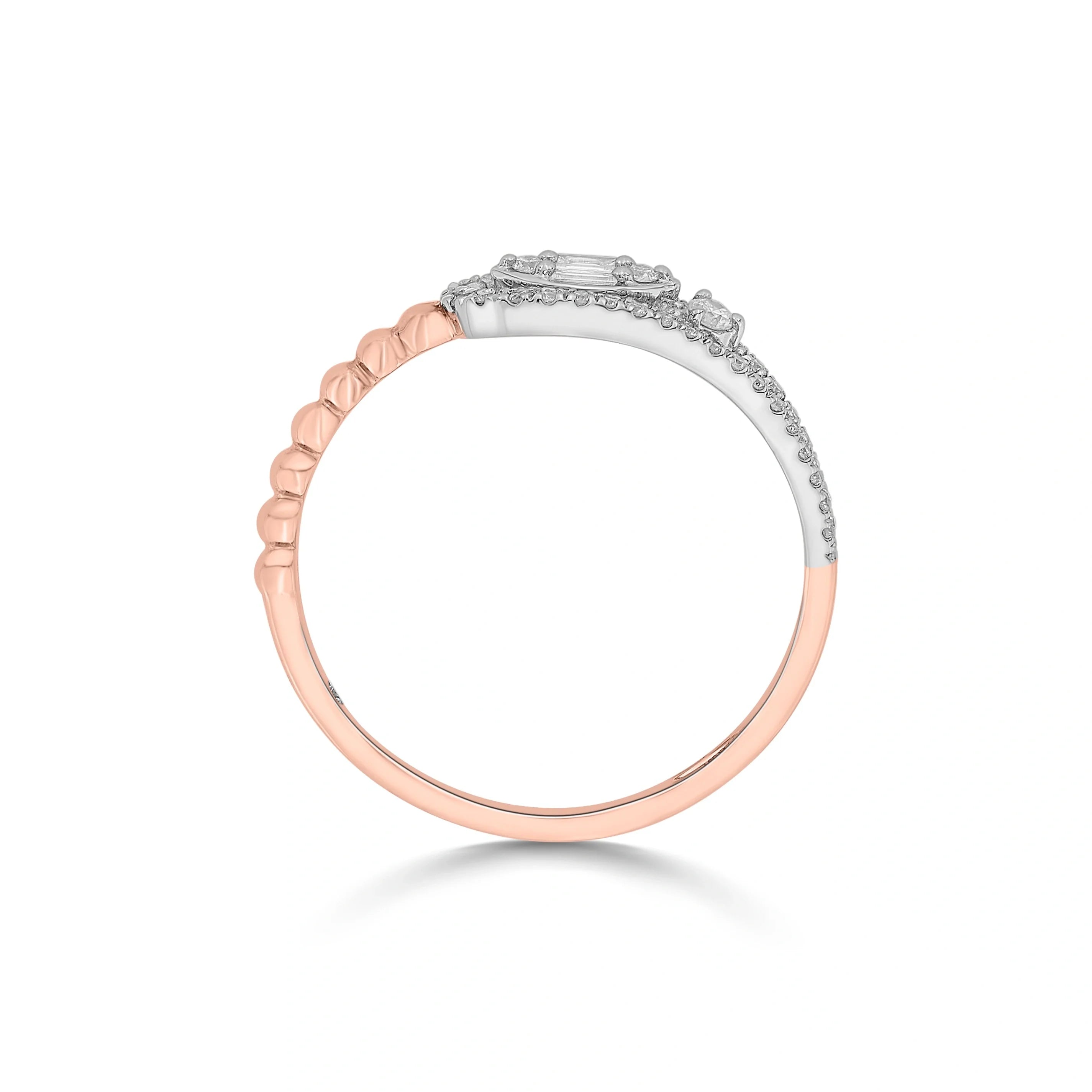 Boujee Marquise Overlap Ring - Zen Diamond India