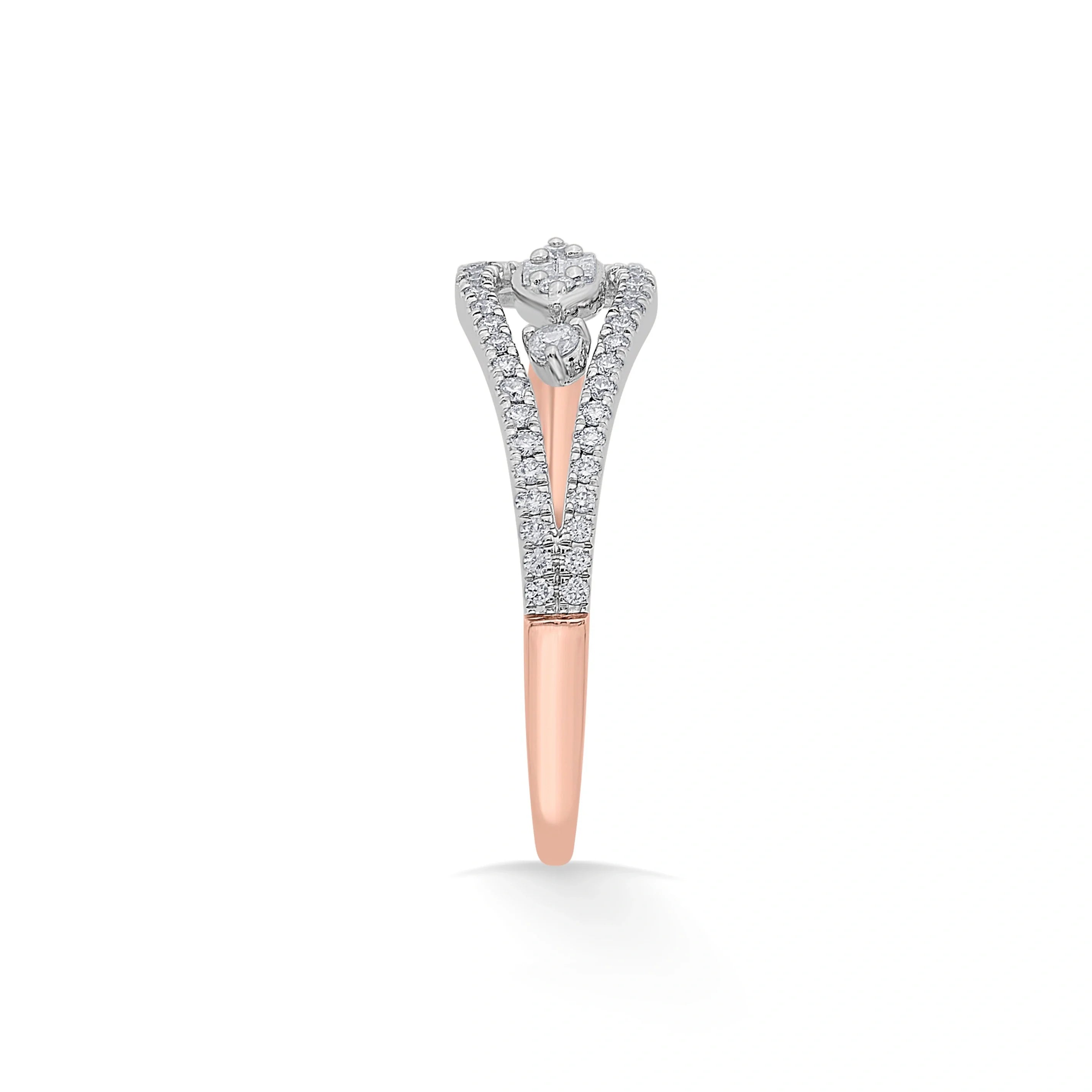 Boujee Marquise Overlap Ring - Zen Diamond India