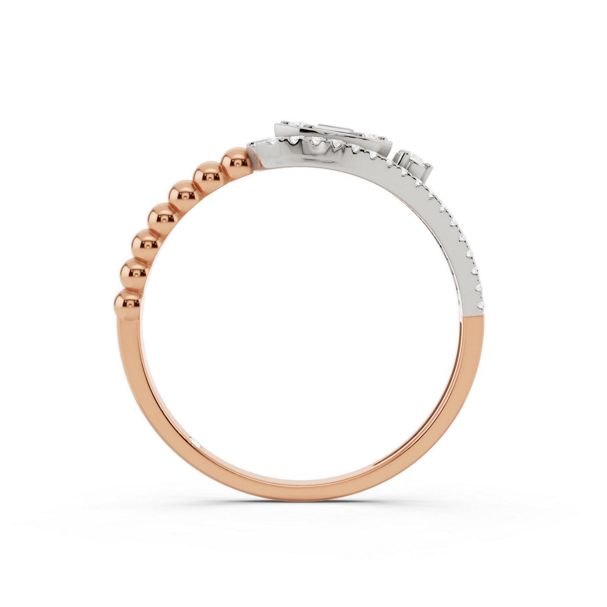 Boujee Marquise overlap Ring