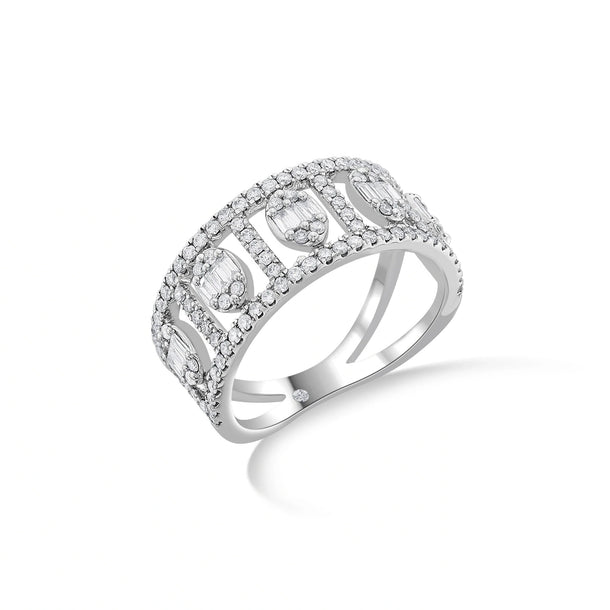 Celestial Echo Diamond Ring
