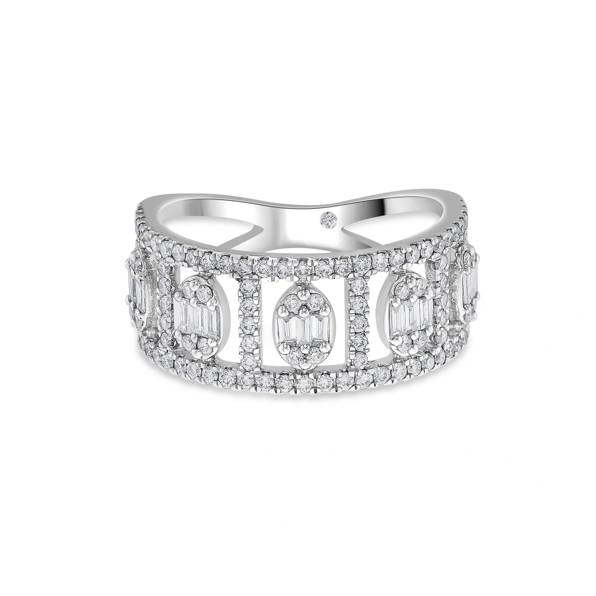 Celestial Echo Diamond Ring - Zen Diamond India